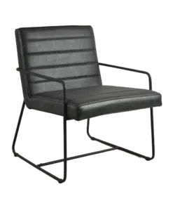 כורסא מעוצבת שחורה