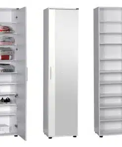 ארון דלת לבן עם מראה