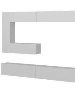 Alternative view of מזנון לטלוויזיה מעוצב בצבע לבן 2.4 אורך