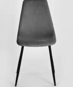Alternative view of כסאות פינת אוכל מעוצבים בבד אפור