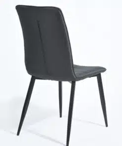 Alternative view of כסאות לפינת אוכל בעיצוב קלאסי בבד אפור