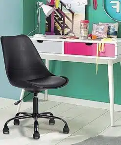 כיסא מחשב שחור דמוי עור איכותי