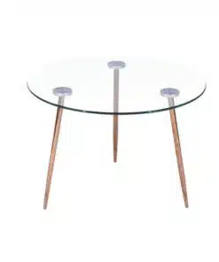 Alternative view of שולחן עגול לסלון מזכוכית