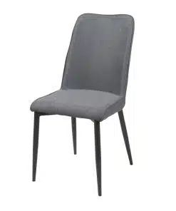 Alternative view of כסאות לפינת אוכל בבד שאנל אפור