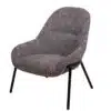 כורסא אפורה מעוצבת