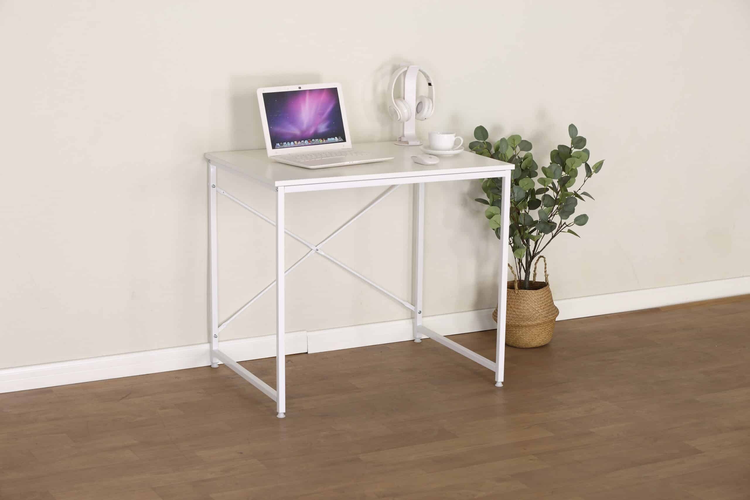 שולחן כתיבה לבן - שולחן מחשב רוחב 80 ס"מ - רהיטים מעוצבים לבית ולמשרד - איכות פרימיום | סטייל מאסטר רהיטים