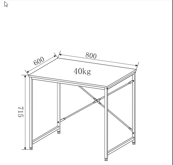 שולחן עבודה 80 סמ - שולחן מחשב רוחב 80 ס"מ - רהיטים מעוצבים לבית ולמשרד - איכות פרימיום | סטייל מאסטר רהיטים