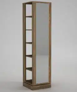 Alternative view of ארון נעליים מסתובב עם מראה