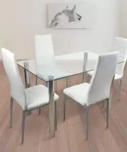 פינת אוכל 4 כסאות בעיצוב מודרני