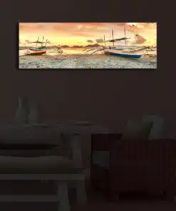 תמונה על קנבס נוף סירות  