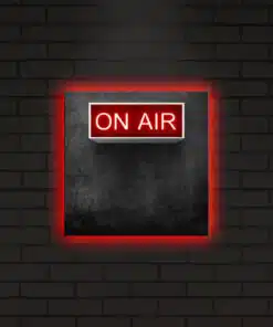 תמונת ON AIR עם תאורת לד
