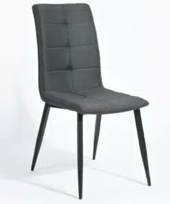Alternative view of כסאות לפינת אוכל בבד אריג אפור