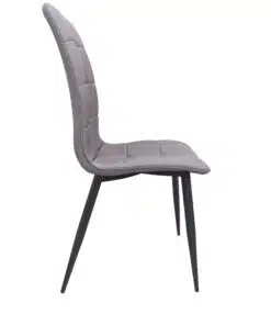 Alternative view of כסאות לפינת אוכל דמוי עור אפור