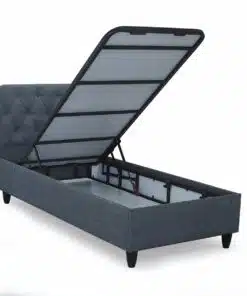 מיטת יחיד עם ארגז מצעים