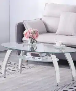 שולחן סלון מודרני מזכוכית