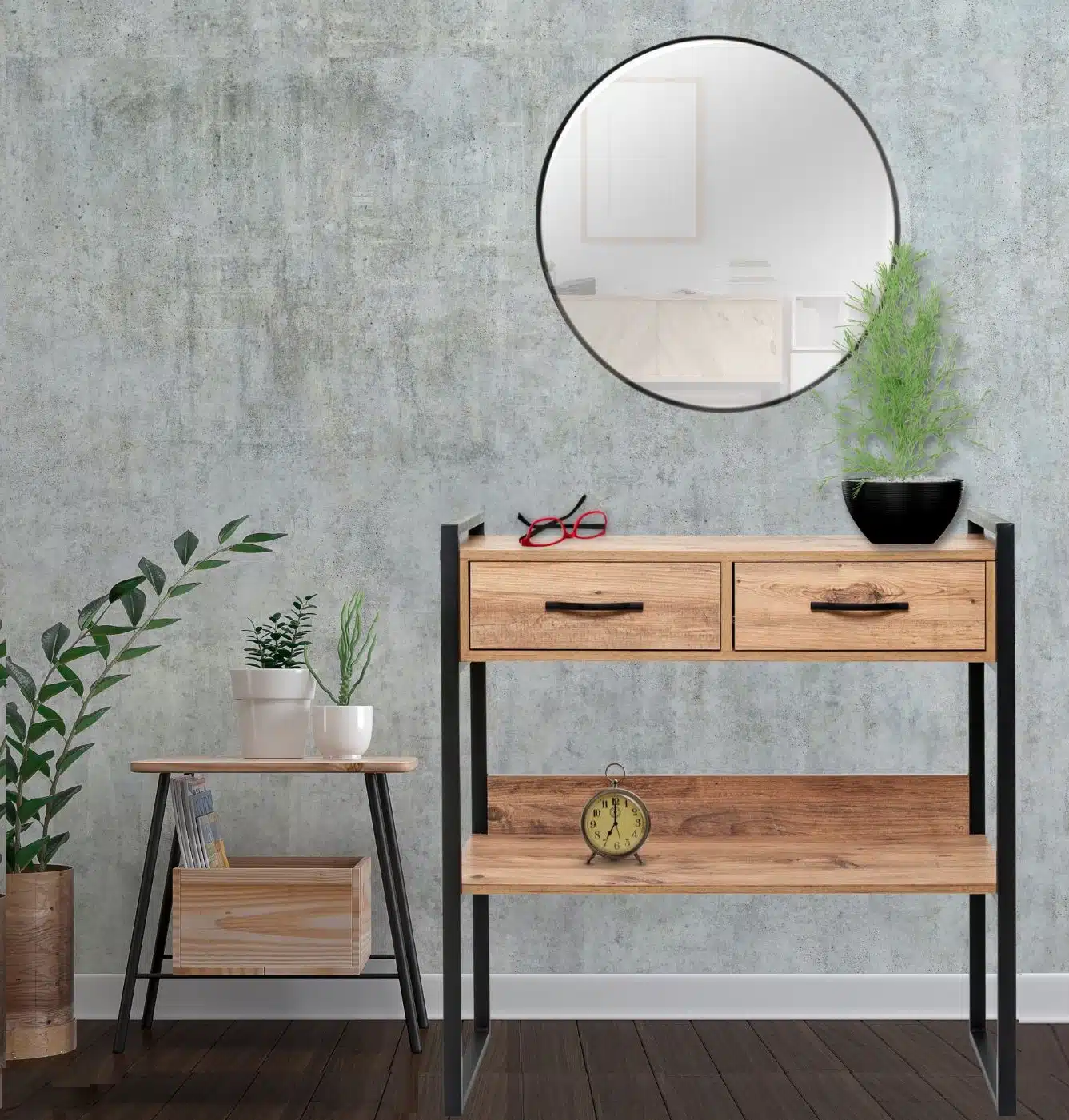 קונסולה מעוצבת - קונסולה צרה לכניסה לבית - כל הרהיטים סטייל מאסטר רהיטים - רהיטים איכותיים לבית ולמשרד