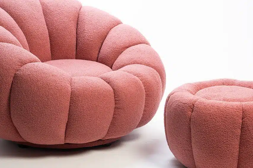 כורסא ורוד מסטיק - כורסת יחיד מעוצבת בבד ורוד - כורסאות מעוצבות סטייל מאסטר רהיטים - רהיטים איכותיים לבית ולמשרד