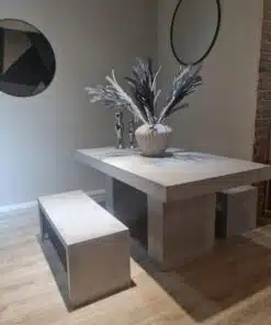 שולחן אוכל בטון