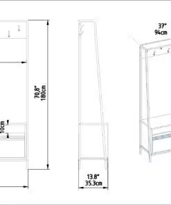 ארון לתליית מעילים ותיקים