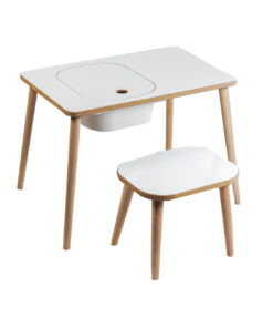 שולחן לילדים מעץ עם כיסא