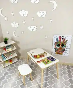 שולחן יצירה ילדים עם אחסון