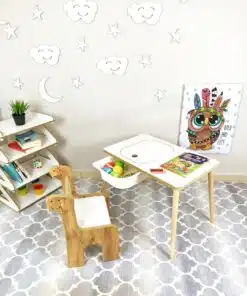 שולחן יצירה עם אחסון לילדים (1)