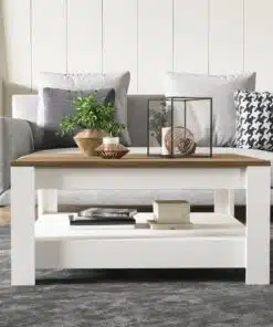 שולחן סלון מרובע מעץ