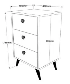 Alternative view of שידת מגירות מעץ