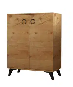 ארונית מדפים מעץ