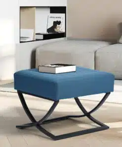 הדום לחדר שינה בבד כחול