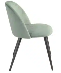 כסא קטיפה ירוק בהיר