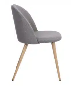 כסאות אפורים לפינת אוכל