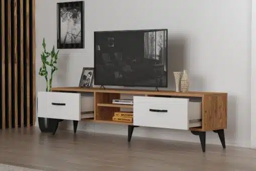 מזנון טלוויזיה עם מגירות 140