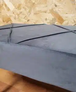 ספסל בבד אפור