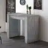 קונסולה נפתחת לפינת אוכל בצבע אפור