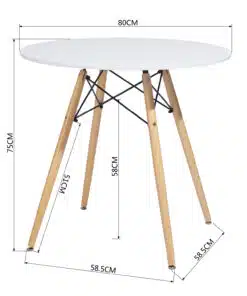 שולחן אוכל עגול קטן