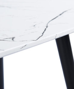 שולחן סלון דמוי שיש לבן