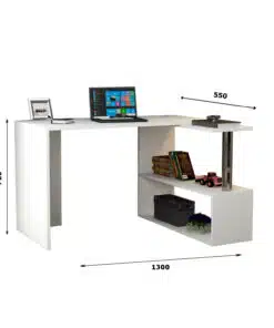 שולחן פינתי מעוצב רוחב 130