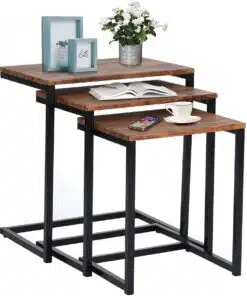 שולחן צד ספה מעץ