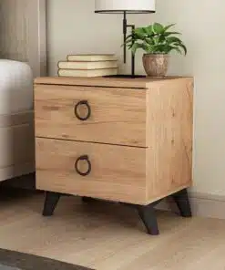 שידת צד מעץ