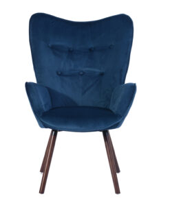 כורסא לסלון בבד כחול