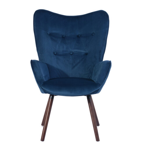 כורסא לסלון בבד כחול