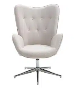 כורסא לסלון צבע שמנת