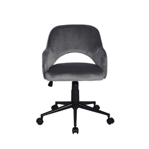 כיסא מחשב מעוצב בבד אפור