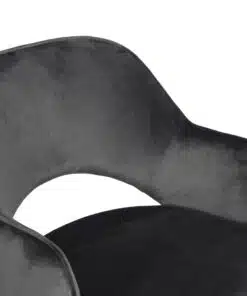 כיסא מחשב מעוצב בבד אפור אורטופדי