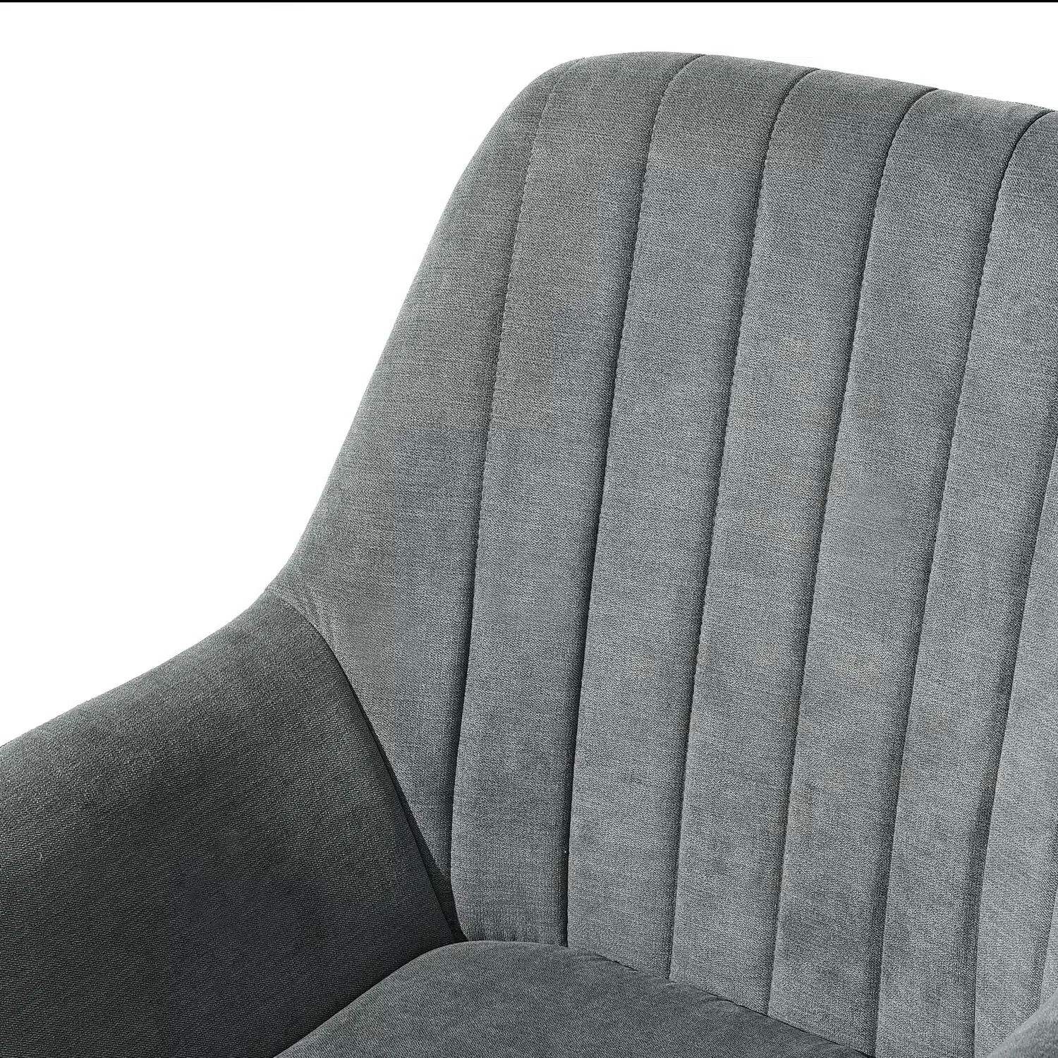 כיסא נדנדה אפור - כיסא נדנדה מרופד בבד אפור - כורסאות מעוצבות סטייל מאסטר רהיטים - רהיטים איכותיים לבית ולמשרד