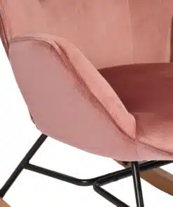 כיסא נדנדה ורוד עתיק