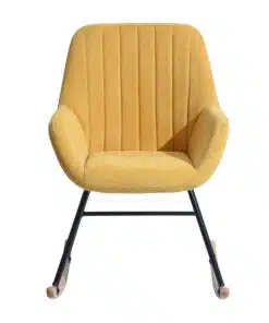 כיסא נדנדה מרופד בבד