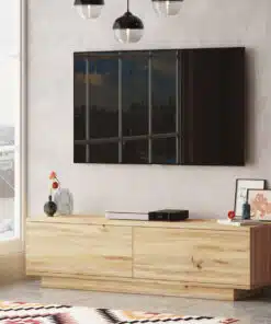 מזנון 140 סמ תאי אחסון גימור עץ
