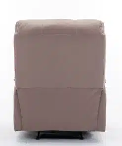 כורסת ריקליינר דמוי עור חום